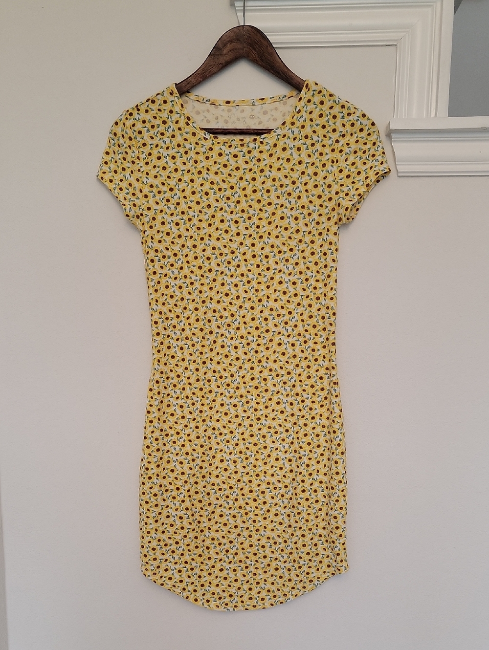 No Boundaries Yellow Floral Midi Dress